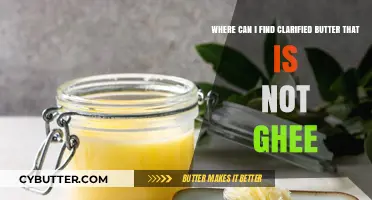 Exploring Alternatives: Where to Find Clarified Butter That Isn't Ghee
