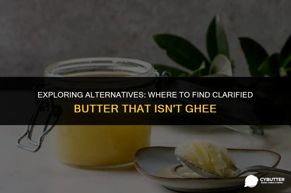 where can i find clarified butter that is not ghee