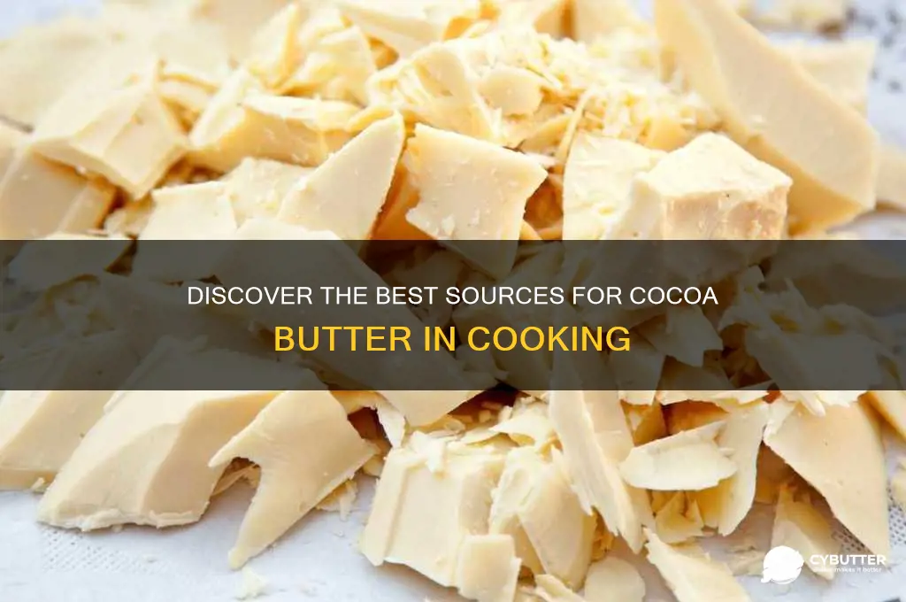 where can i get cocoa butter for cooking