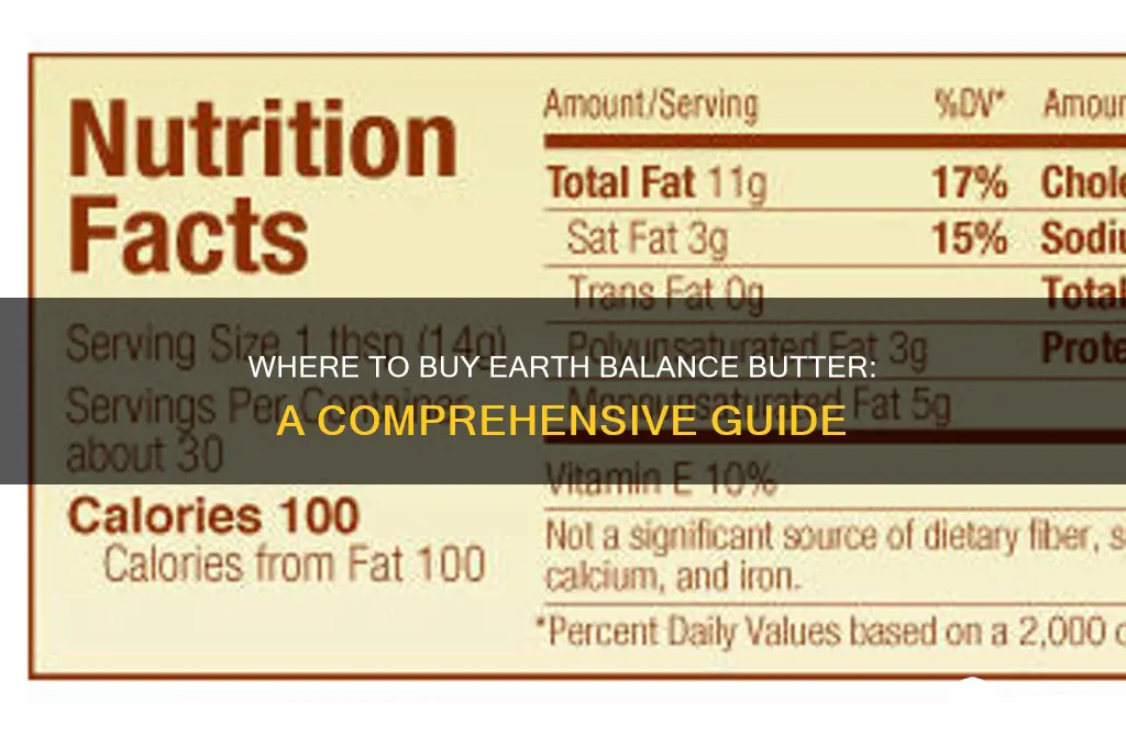 where can i get earth balance butter