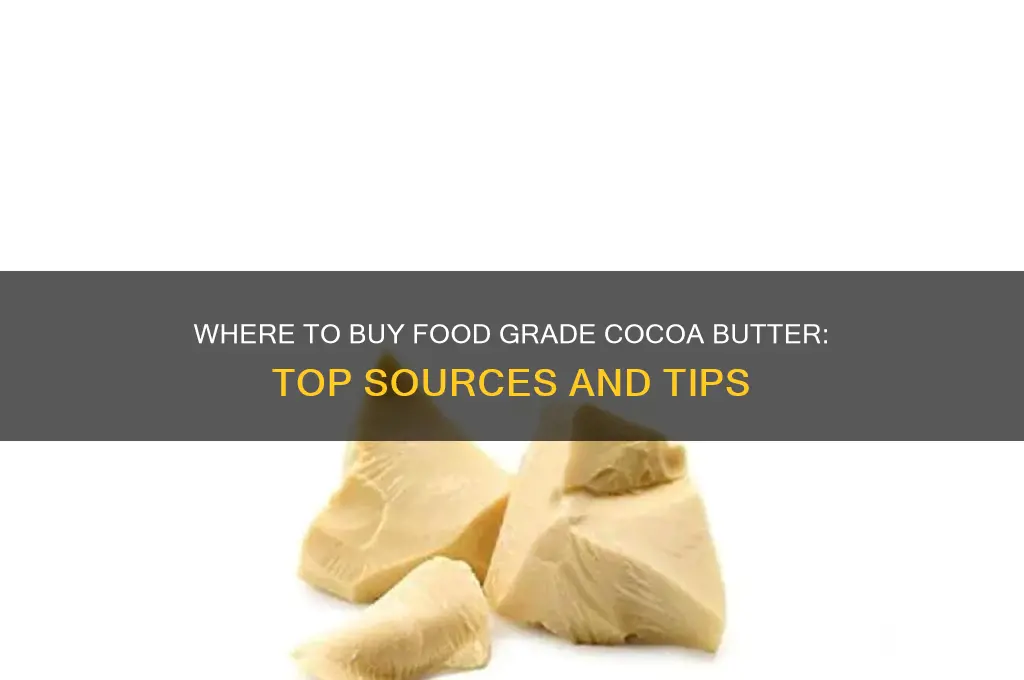 where can i get food grade cocoa butter