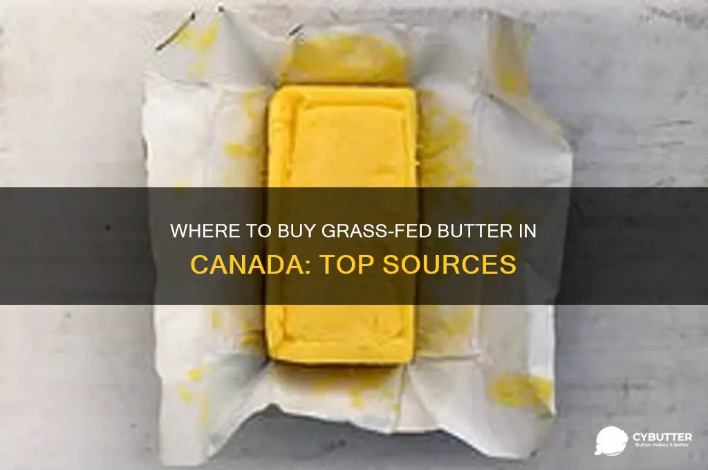 where can i get grass fed butter in canada