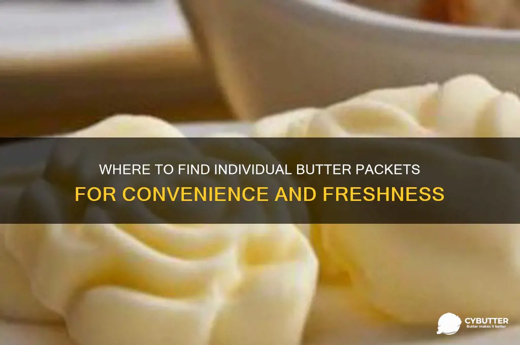 where can i get individual butter packets