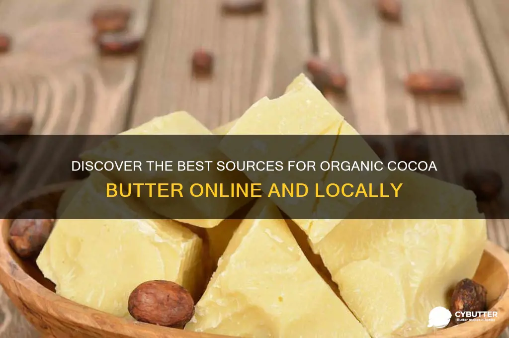 where can i get organic cocoa butter