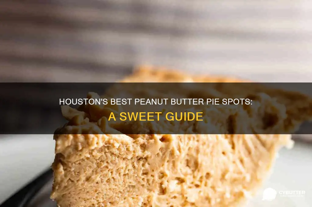 where can i get peanut butter pie in houston