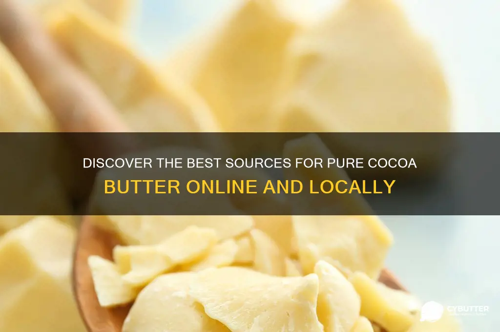 where can i get pure cocoa butter