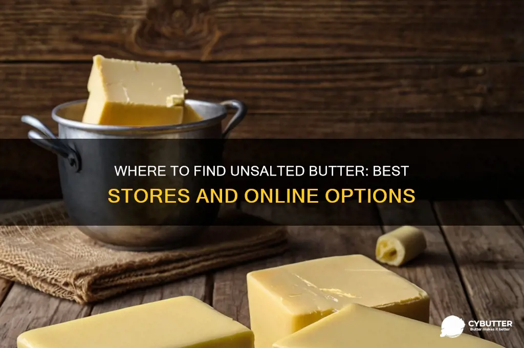 where can i get unsalted butter