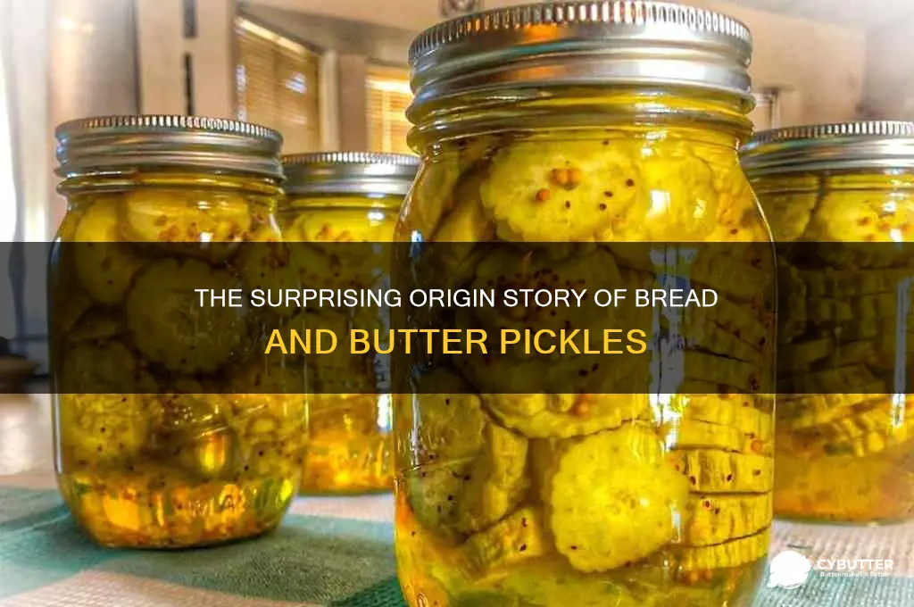 where did bread and butter pickles get its name