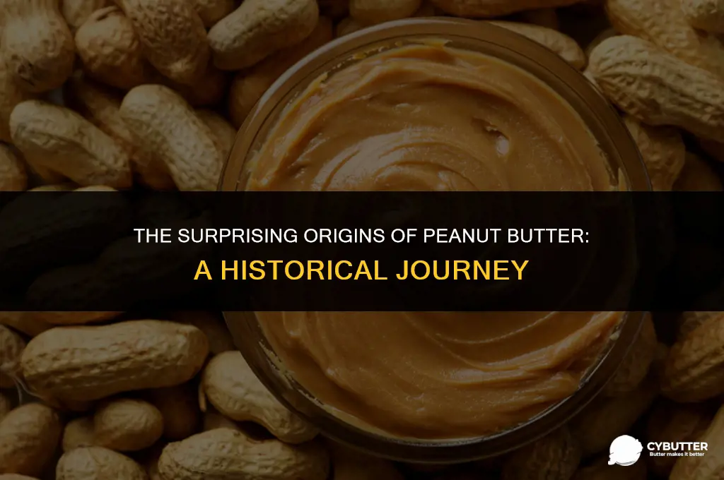 where did peanut butter originate
