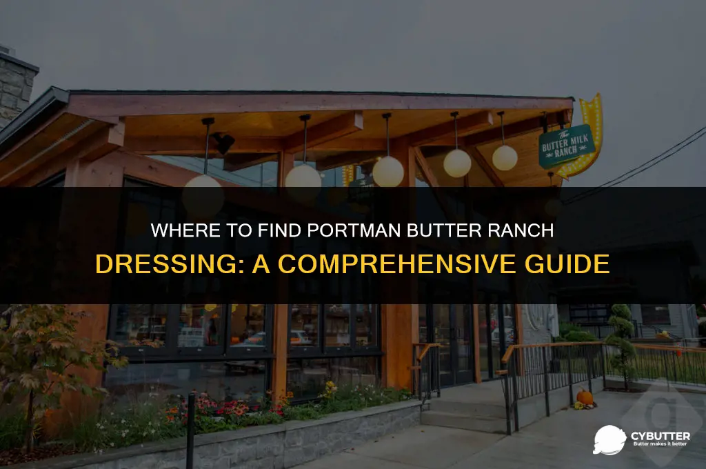 where do you buy portman butter ranch dressing