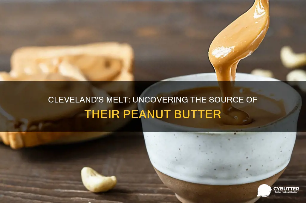 where does melt get there peanut butter from in cleveland