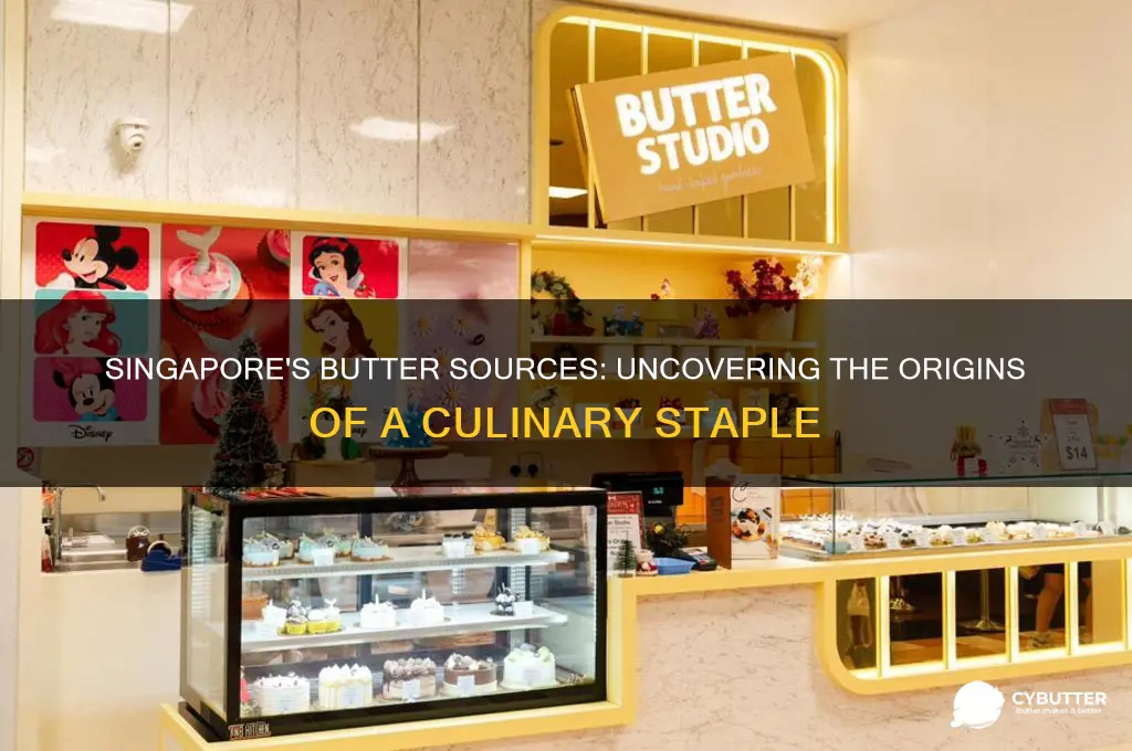 where does singapore get its butter from