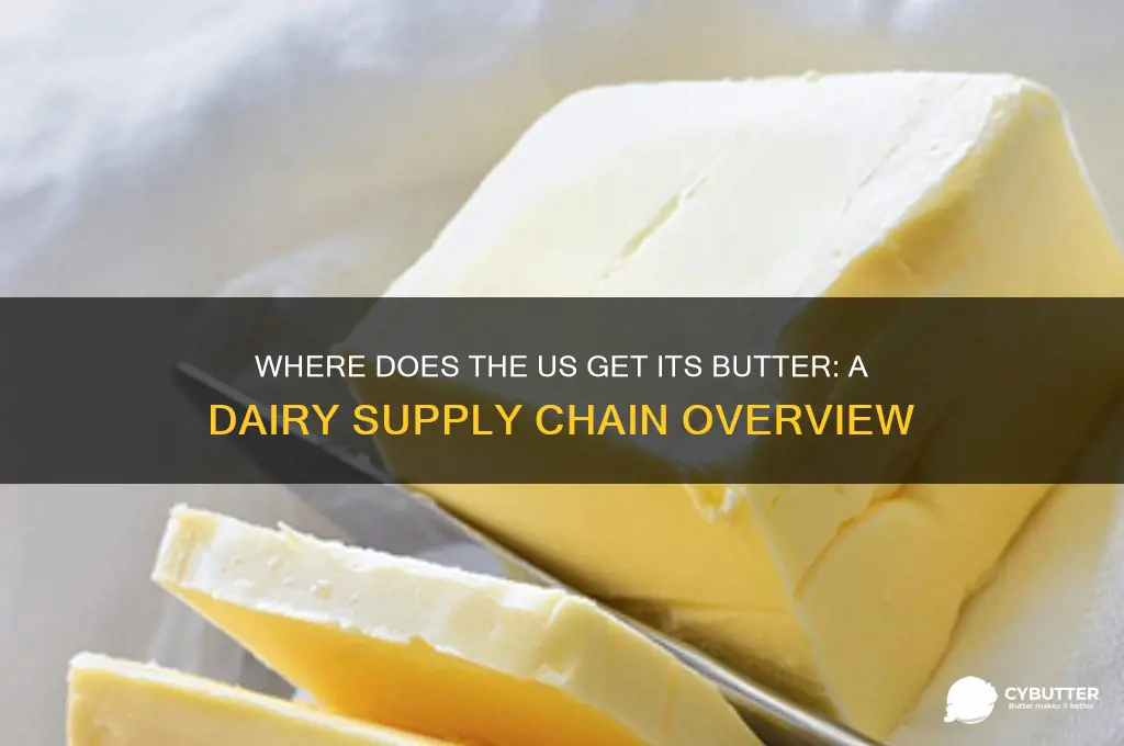 where does the us get its butter