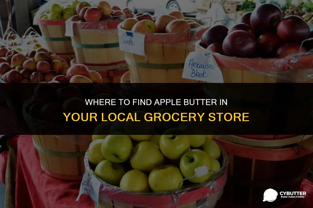 where is apple butter in grocery store
