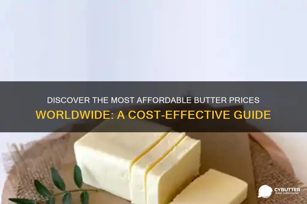 where is the cheapest place to get butter