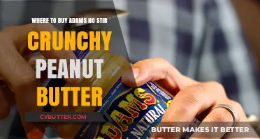 Where to Find Adams No Stir Crunchy Peanut Butter: A Shopper's Guide