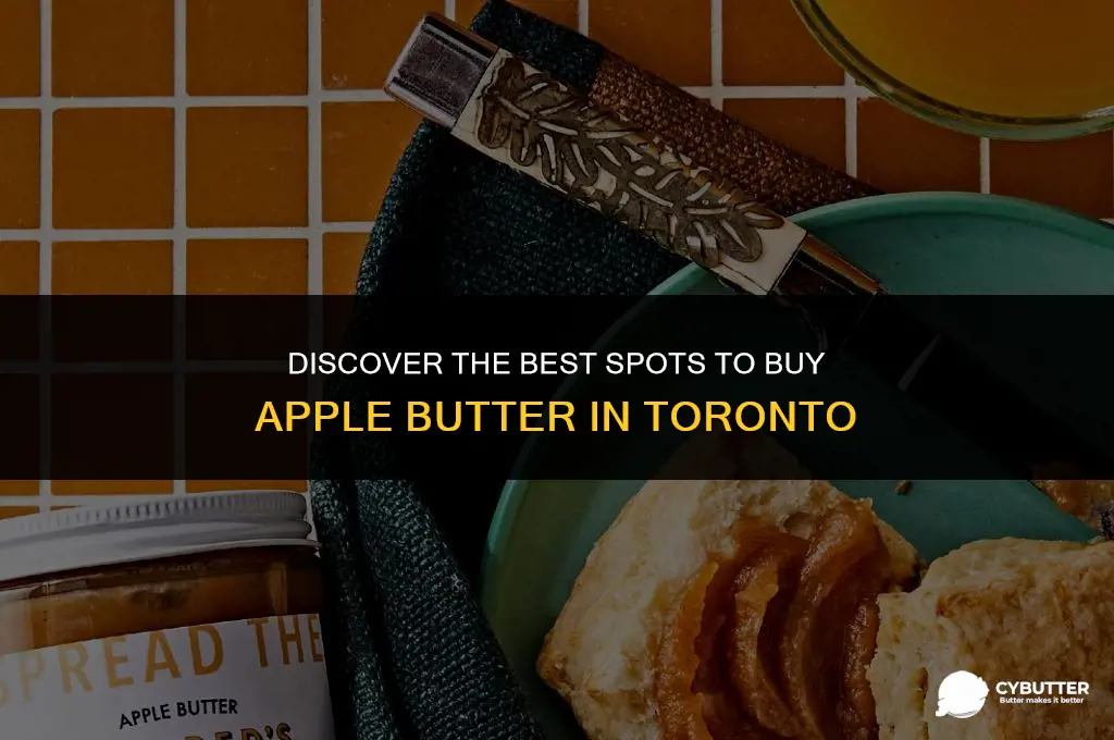 where to buy apple butter in toronto