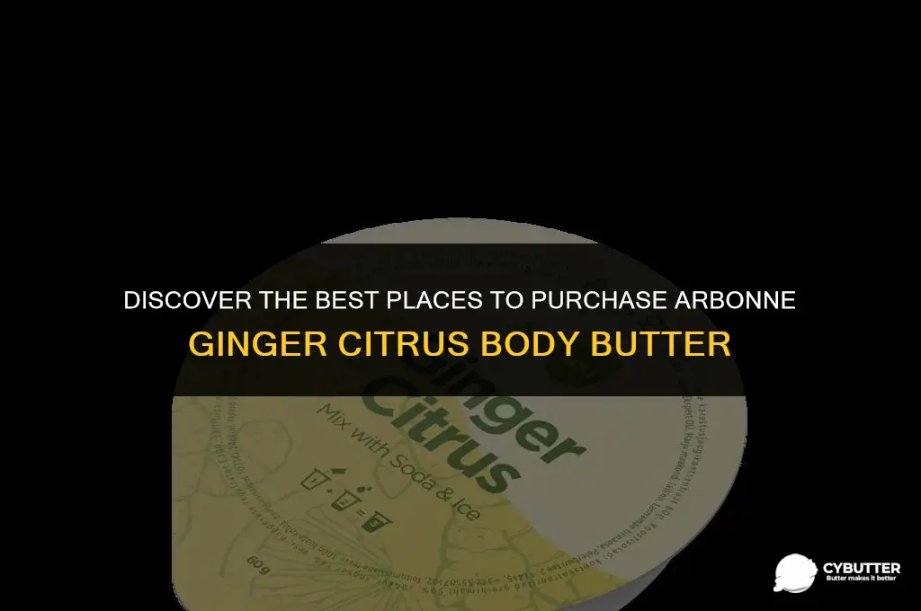 where to buy arbonne ginger citrus body butter