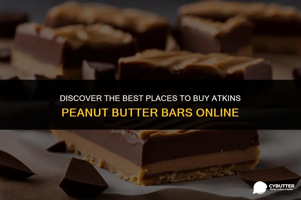 where to buy atkins peanut butter bars