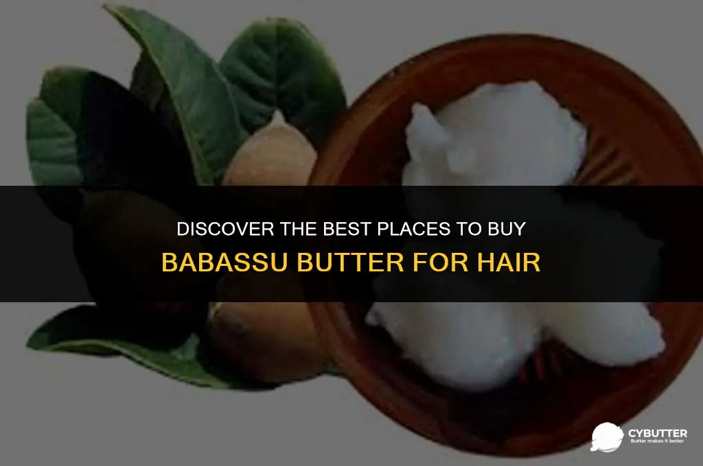 where to buy babassu butter for hair
