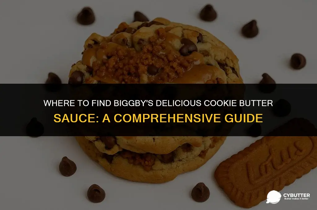 where to buy biggby cookie butter sauce