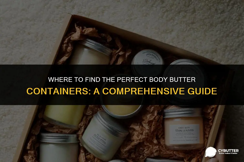 where to buy body butter containers