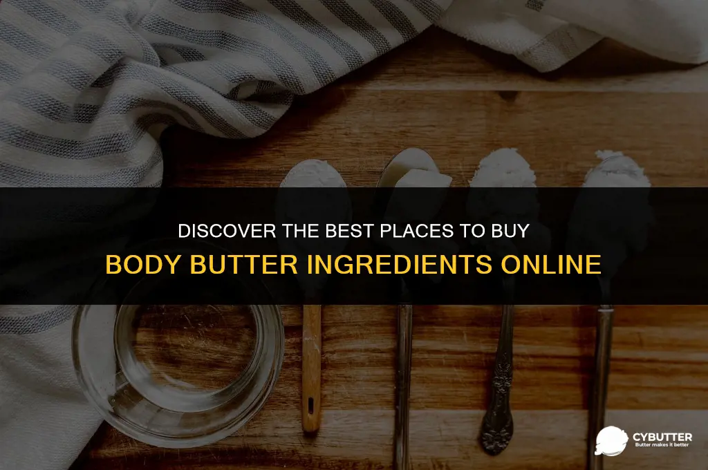 where to buy body butter ingredients