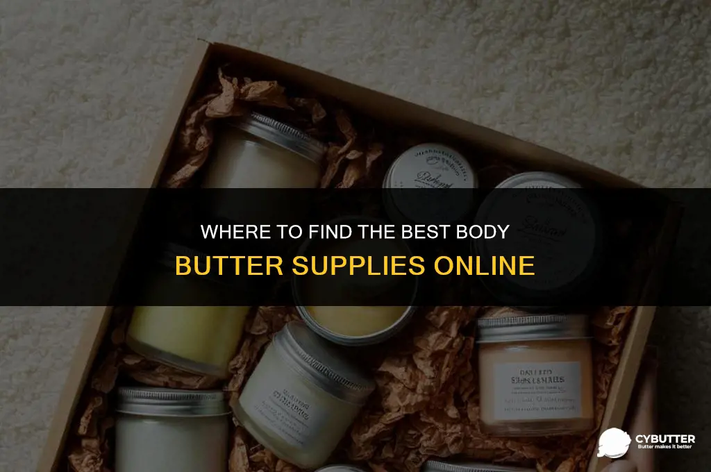 where to buy body butter supplies