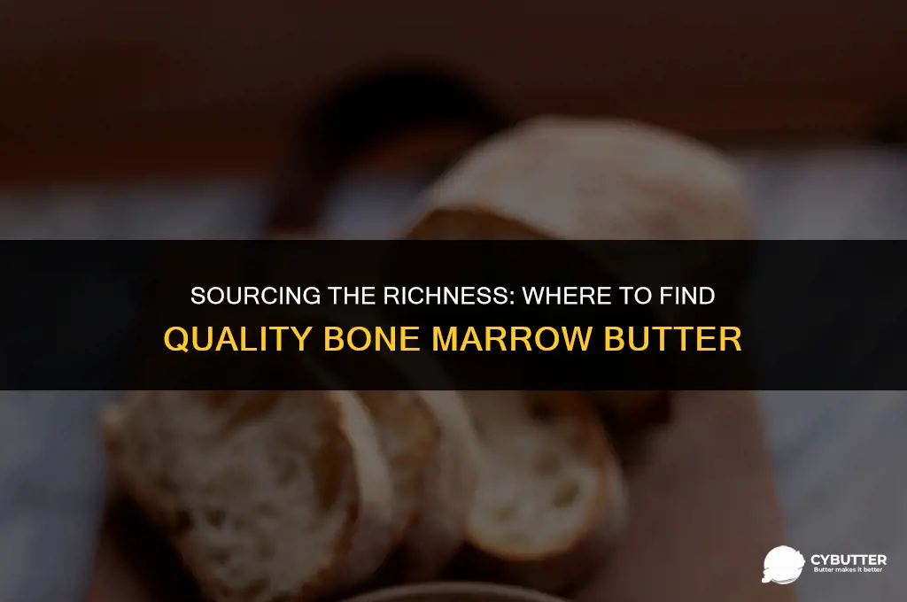 where to buy bone marrow butter
