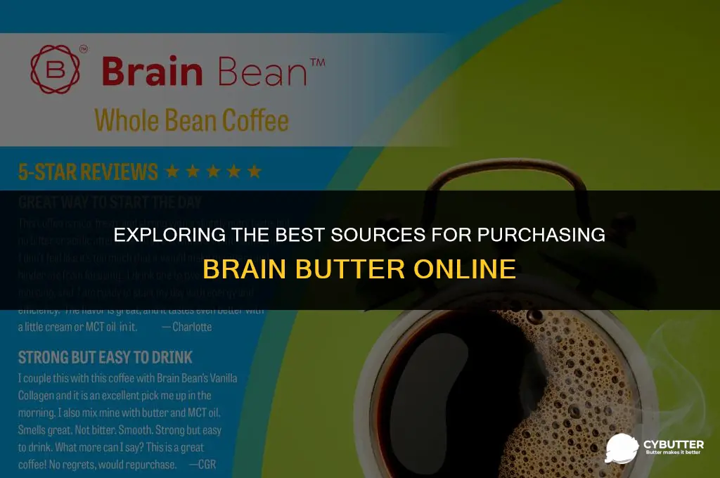 where to buy brain butter