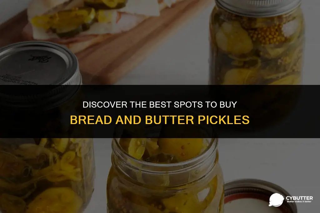 where to buy bread and butter pickles