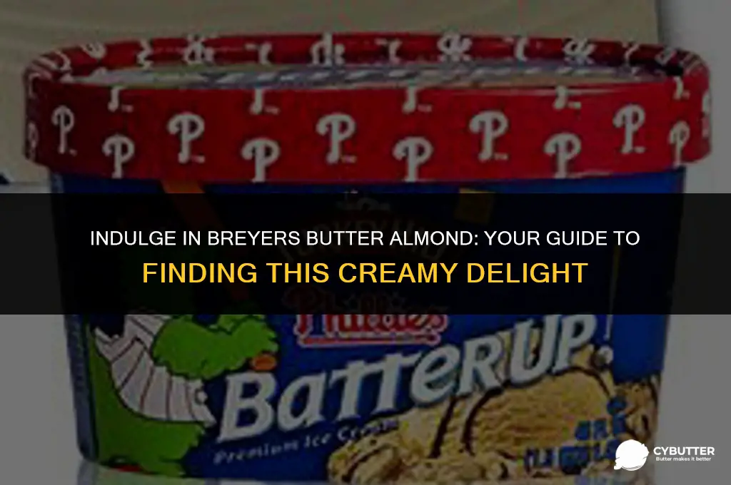 where to buy breyers butter almond ice cream