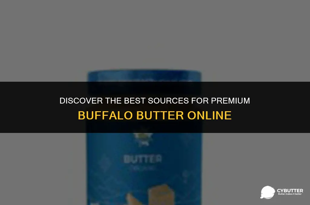 where to buy buffalo butter
