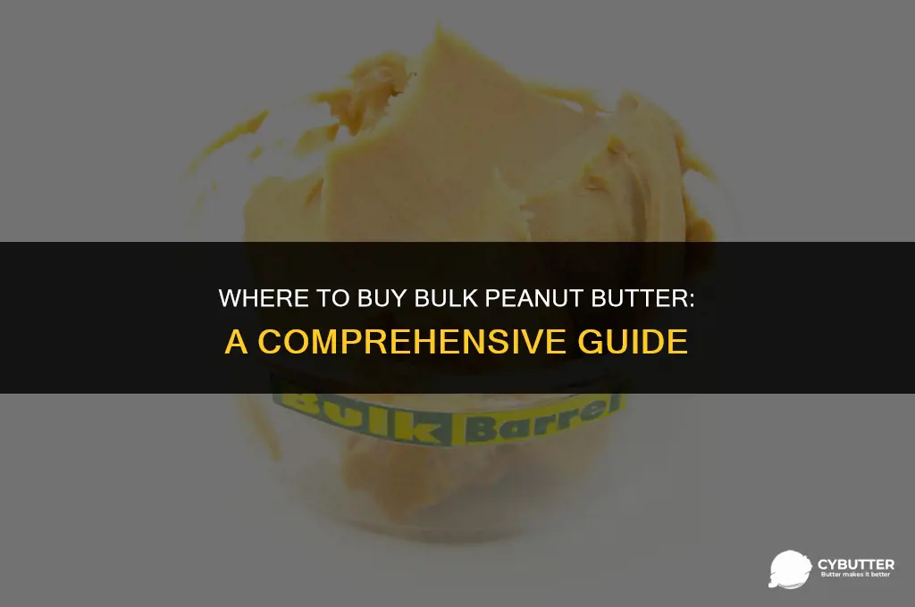 where to buy bulk peanut butter