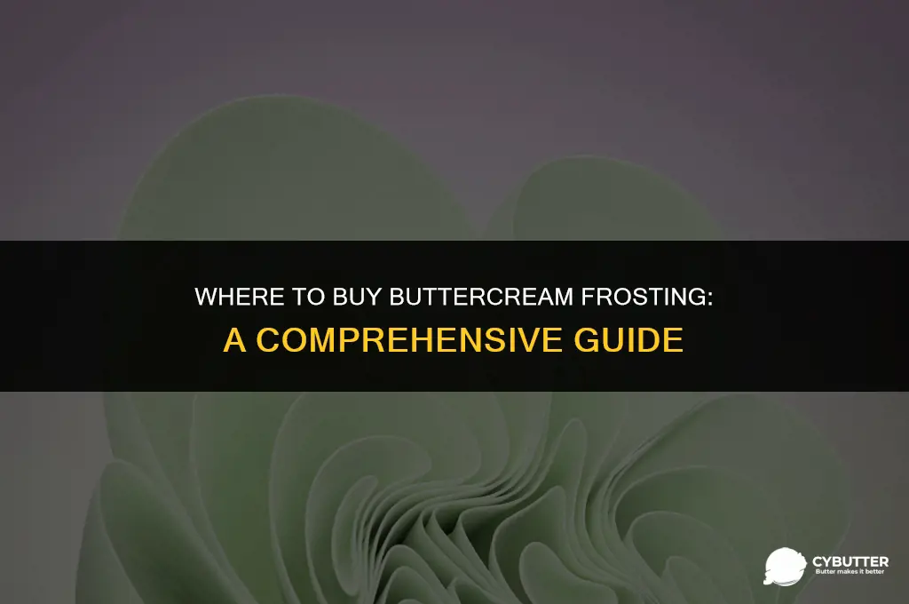 where to buy butter cream frosting