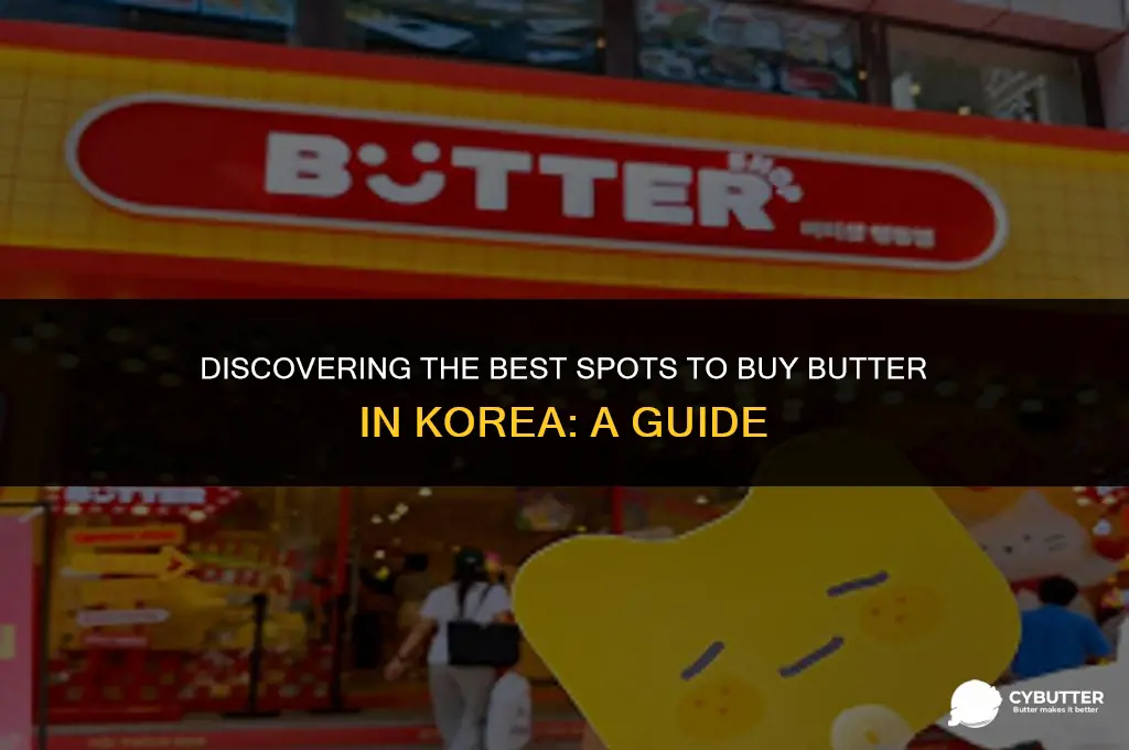 where to buy butter in korea