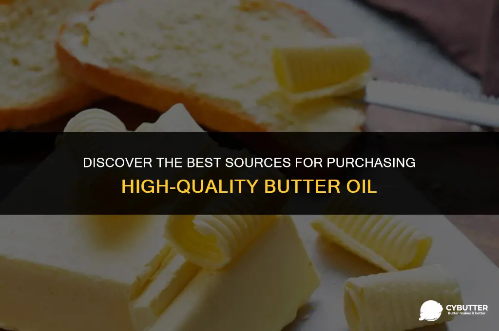 where to buy butter oil