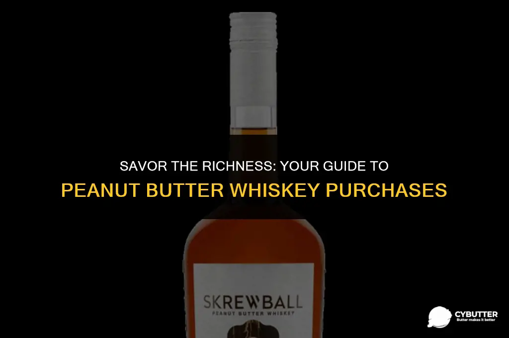 where to buy peanut butter whiskey