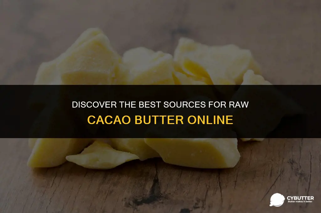 where to buy raw cacao butter