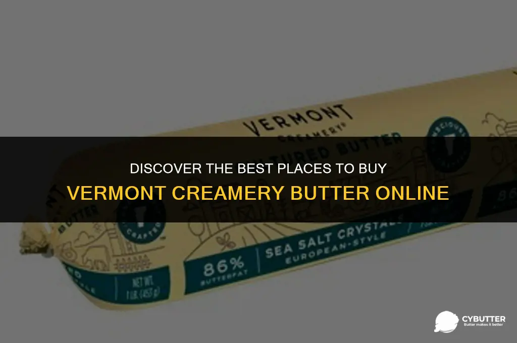 where to buy vermont creamery butter