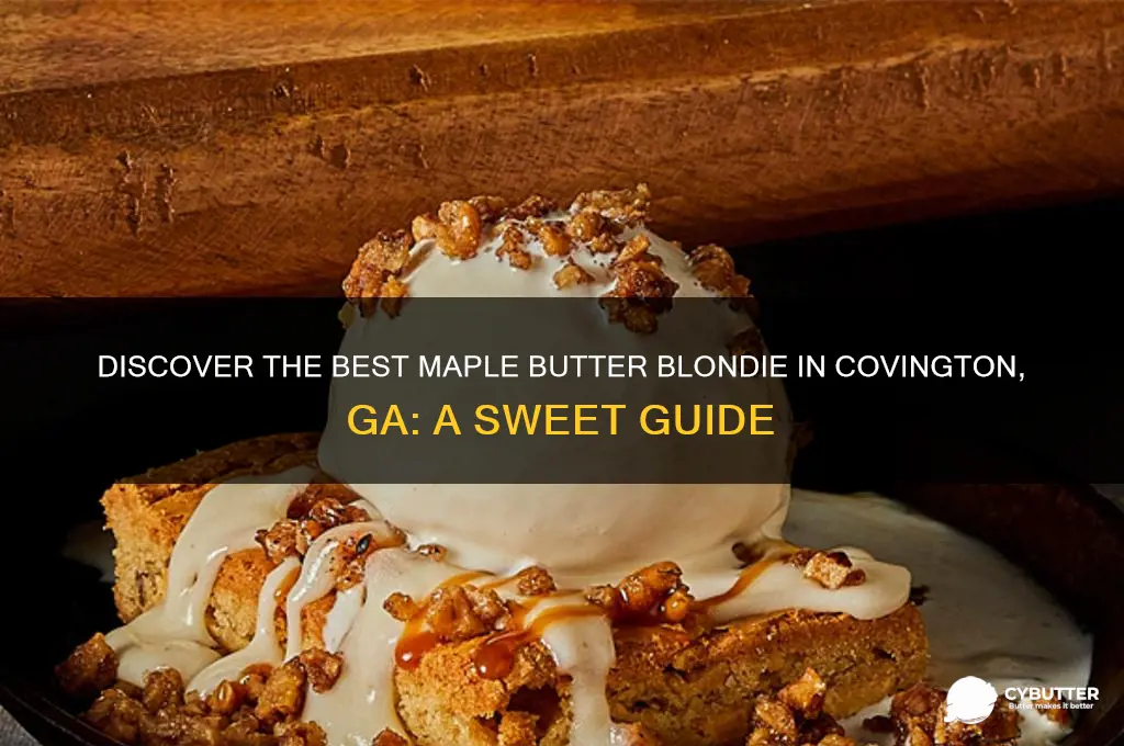 where to get a maple butter blondie in cinyers ga