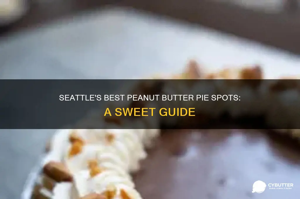 where to get a peanut butter pie in seattle