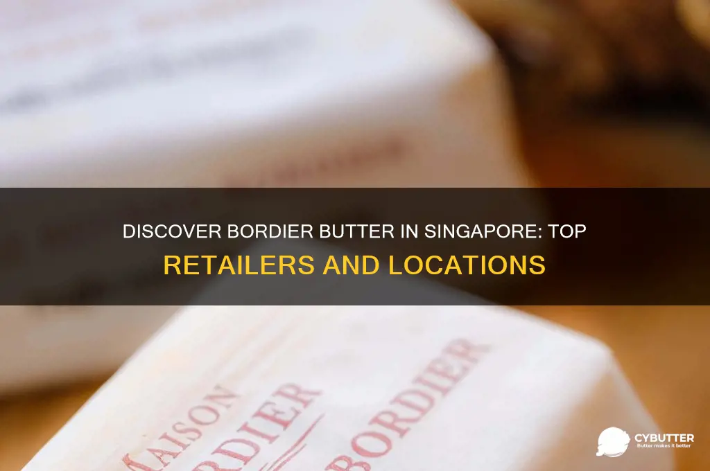 where to get bordier butter in singapore