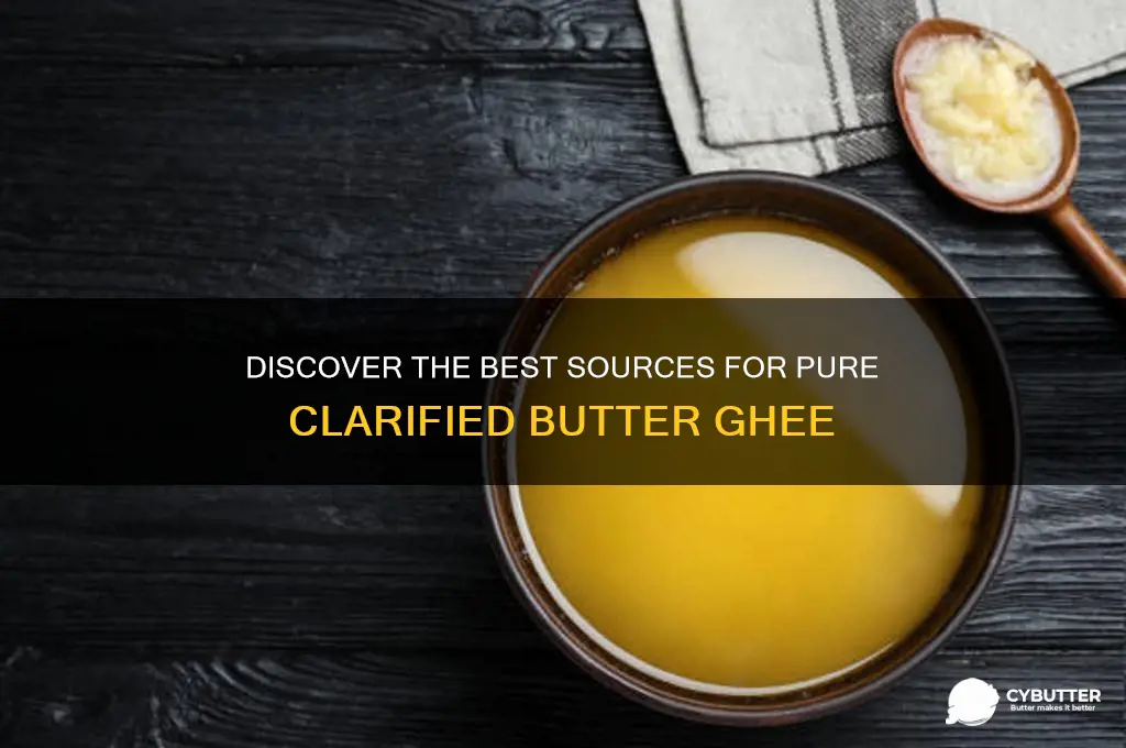 where to get clarified butter ghee