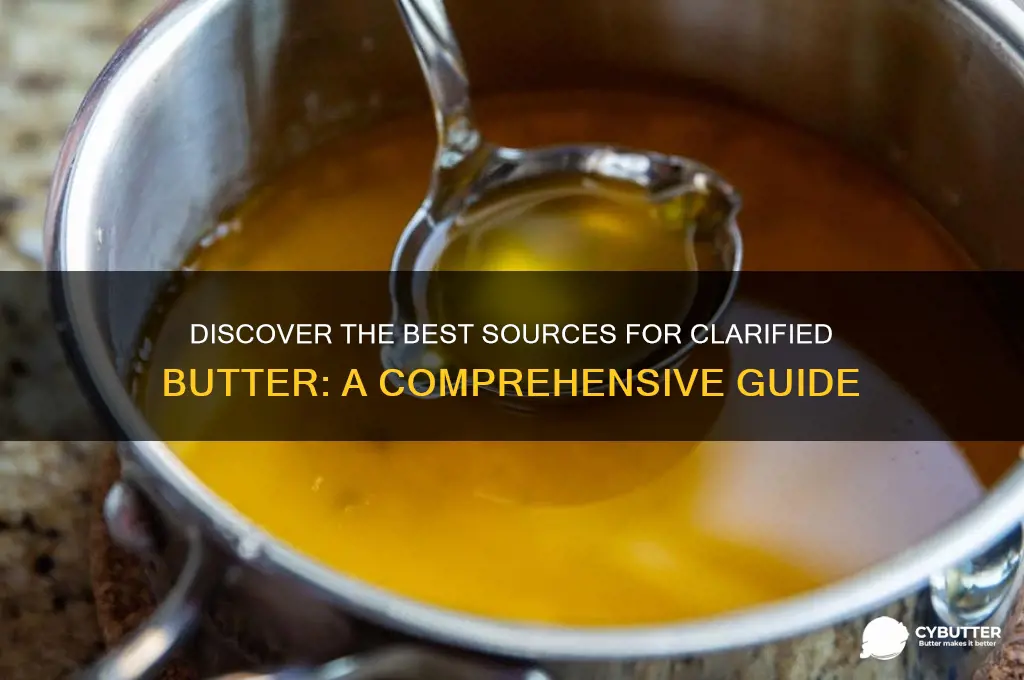 where to get clarified butter