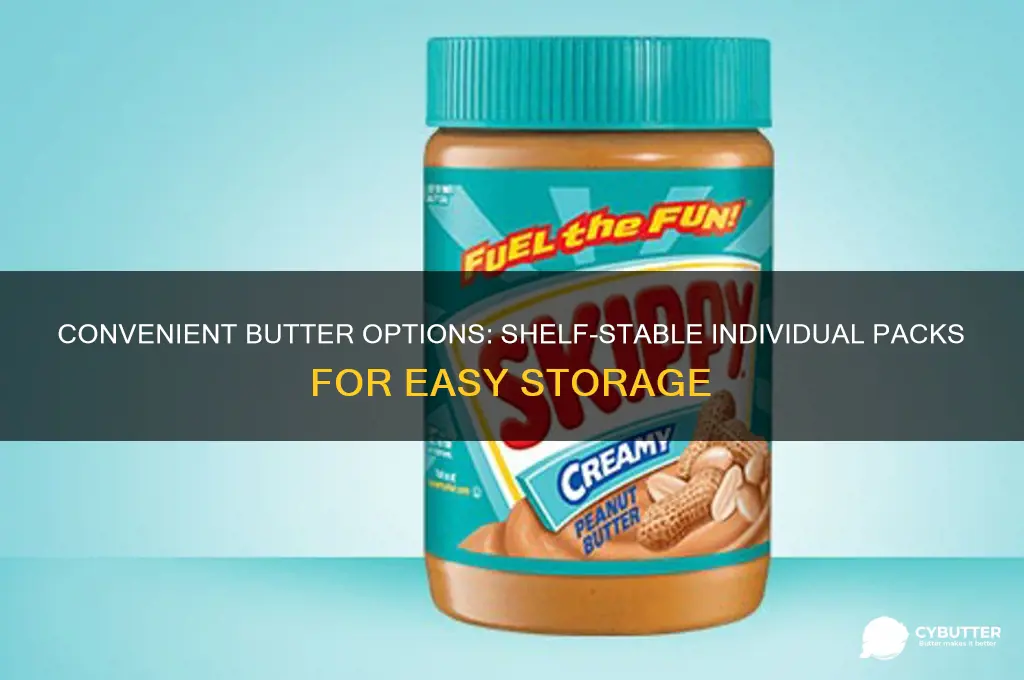 where to get individual butter no need to refrigerate