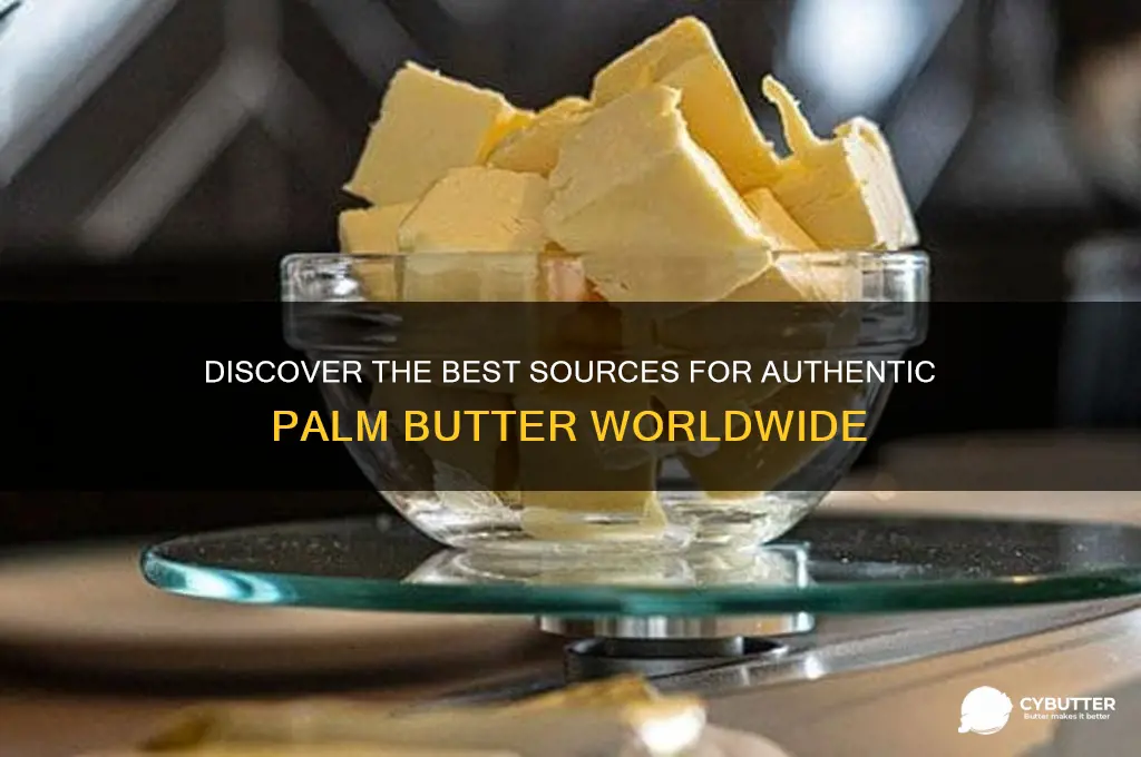 where to get palm butter