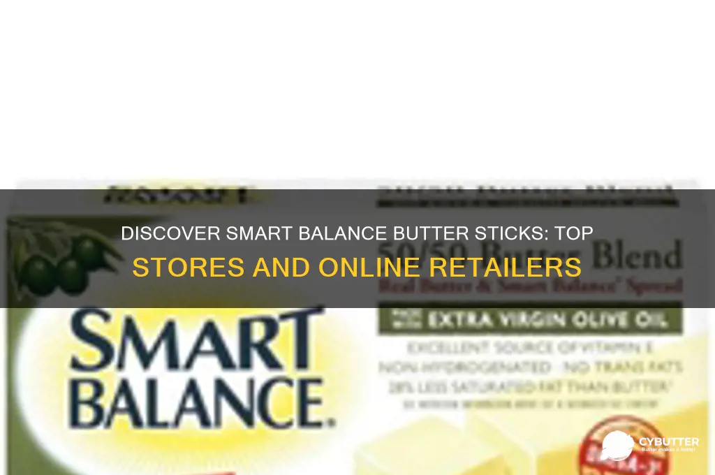 where to get smart balance butter sticks