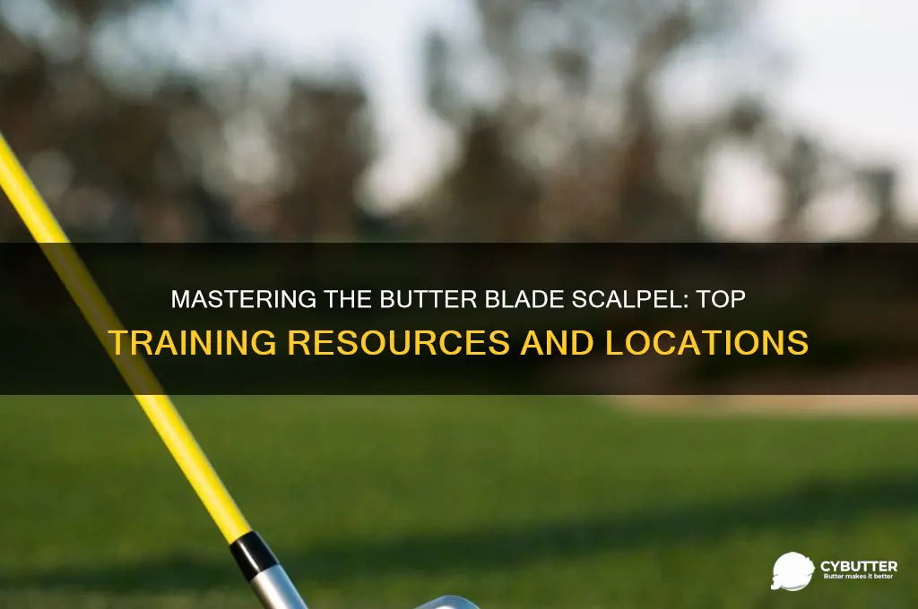 where to get traind to use a butter blade scalpel