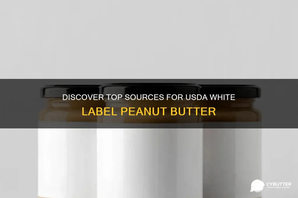 where to get usda white label peanut butter